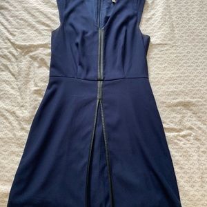 Navy blue business dress